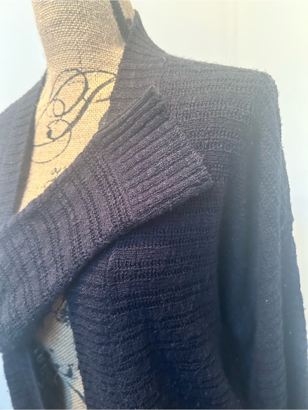 Maurices Black Open-Front Women's Cardigan - Picture 2 of 5